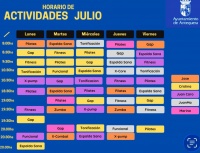 Actividades mes de Julio