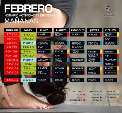 Actividades mes de Febrero