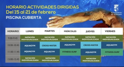 NUEVOS HORARIOS SEMANA DEL 15 AL 21 DE FEBRERO