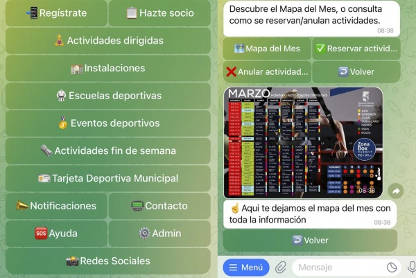 El Área de Deportes pone en marcha un pionera canal de comunicació