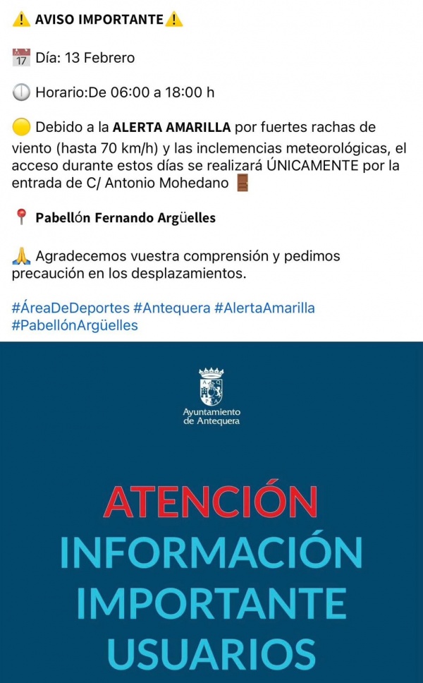 ¡¡¡AVISO IMPORTANTE!!!