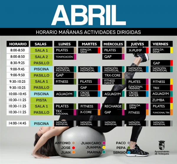 Actividades mes de Abril mañanas