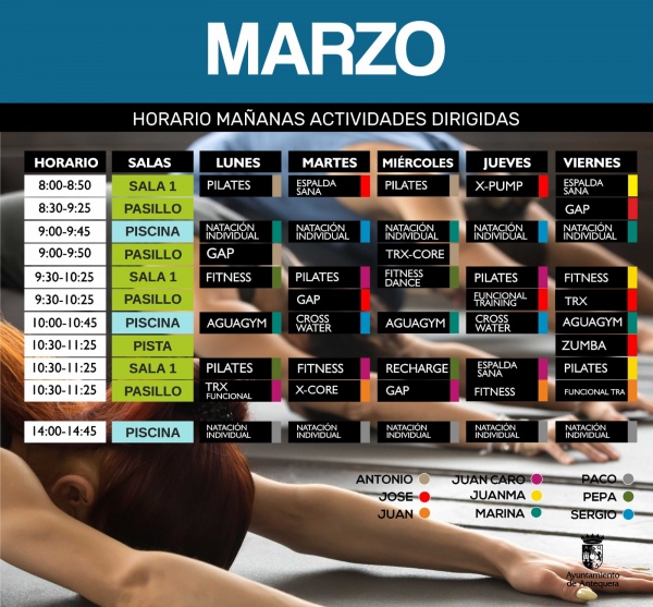 Actividades mes de Marzo mañanas