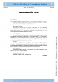 CONVOCATORIA DE SUBVENCIONES EN RÉGIMEN DE CONCURRENCIA COMPETITIVA