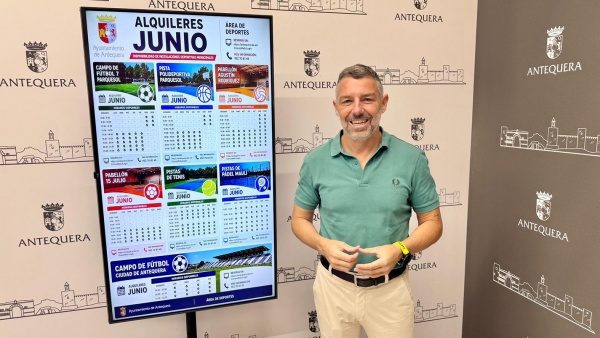 El Área de Deportes amplía desde junio la oferta de alquiler de in