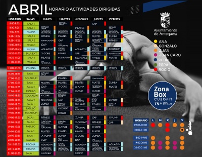 Horario Abril