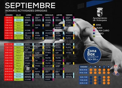 Actividades mes de Septiembre
