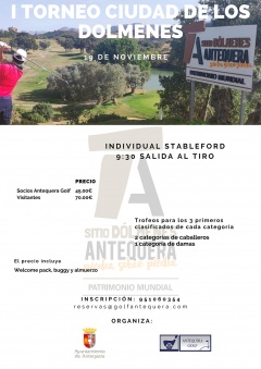Las instalaciones del Antequera Golf acogerán el sábado 19 de novi