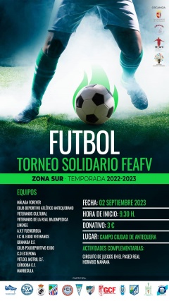 Antequera será escenario del Torneo Solidario FEAFV (Federación Es