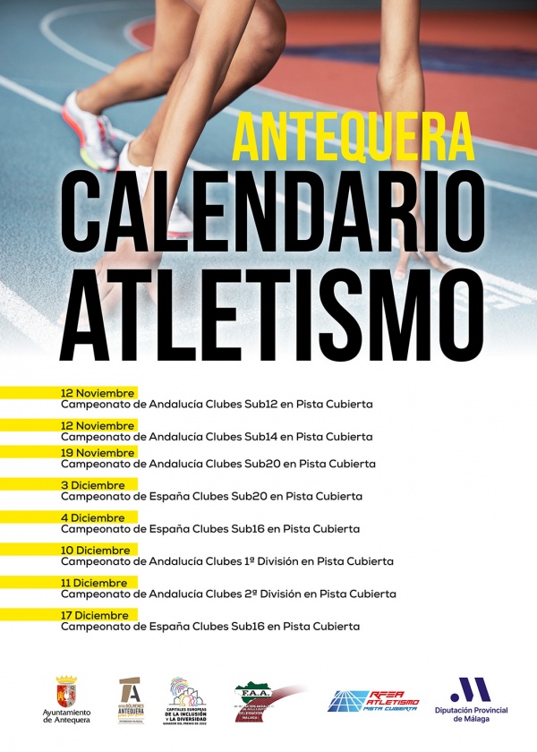 Ocho pruebas componen el intenso y emocionante calendario de Campeonatos de Atle