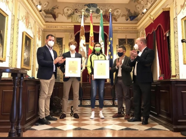 RECEPCION OFICIAL A LOS ATLETAS CAMPEONES DE ESPAÑA