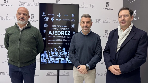 Antequera celebra el II Torneo Navideño de Ajedrez el próximo 21 d
